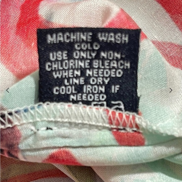 Tolani Collection Multicolor Sleeveless Scoop Neck Botanical Maxi Dress NWT XL - Picture 8 of 12